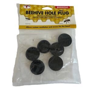 Miller Little Giant Beehive Hole Plug Pkg 6 Allows Custom Access For Bees